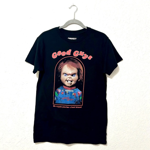 Chucky Doll Good Guys short sleeve black shirt size large - Picture 1 of 16